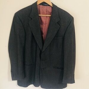 Gianfranco Ruffini Lambswool Herringbone Blazer